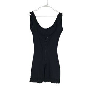 FAJA - WOMEN'S XLARGE - BLACK FULL ZIP SURGICAL COMPRESSION SHAPEWEAR GARMET